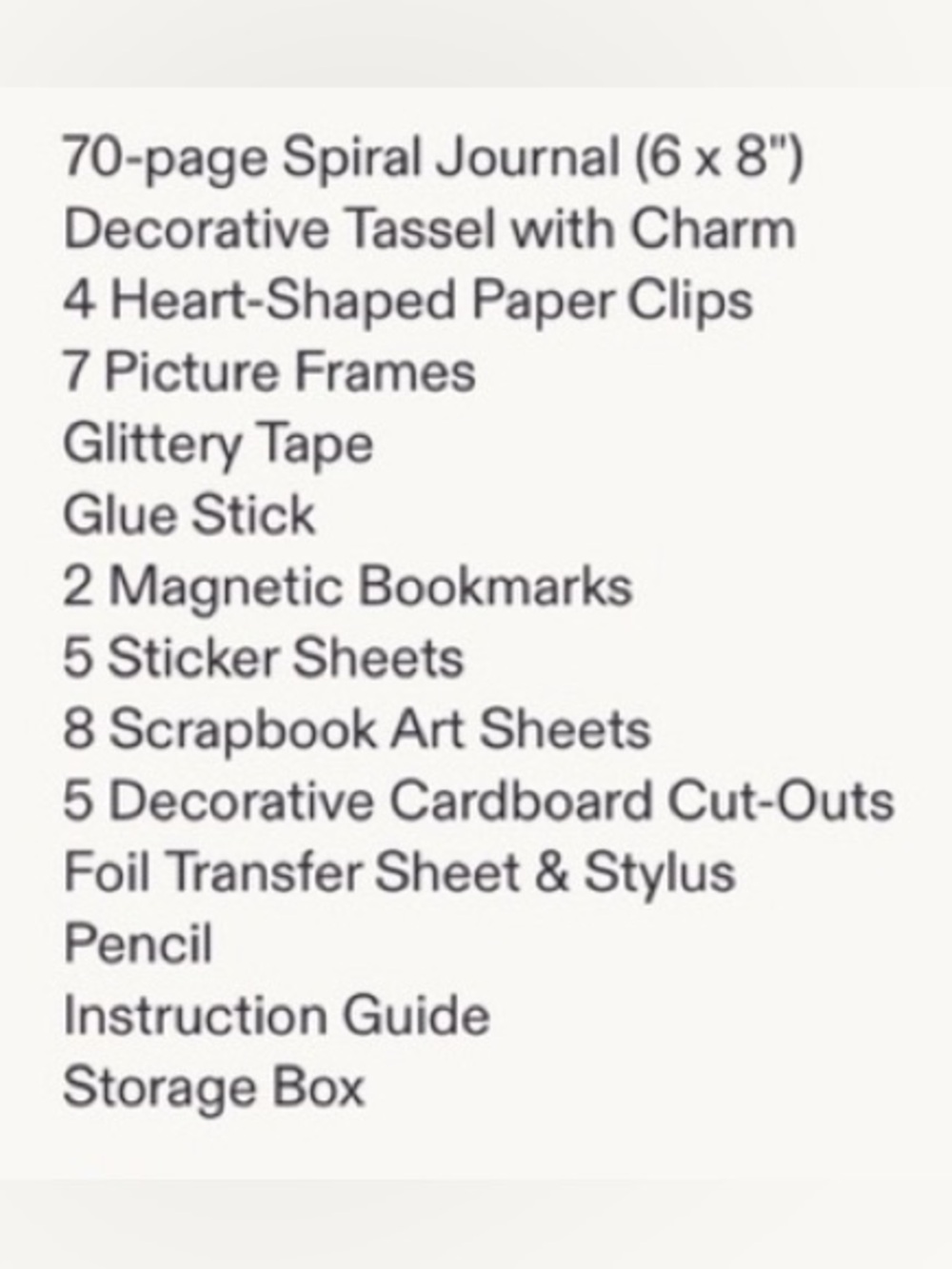 NWT Pretty Me DIY Journal Kit, includes notebook & craft supplies - Picture 7 of 9